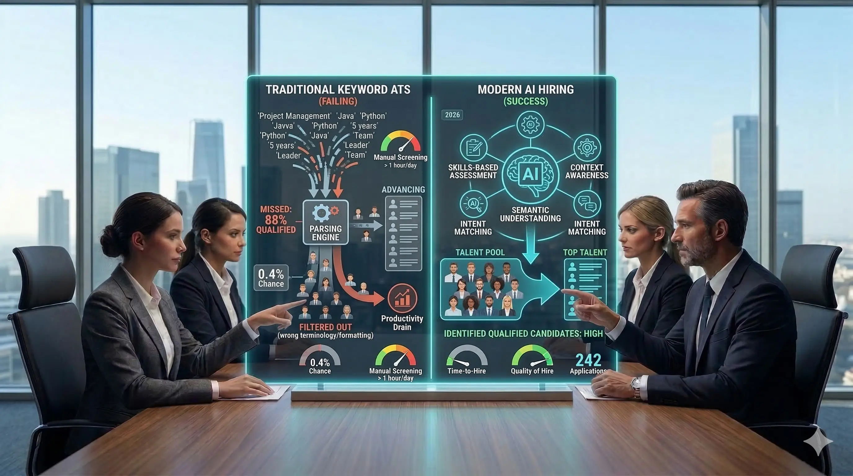 AI Hiring Platform vs. Traditional ATS: Why Keyword Matching Fails in 2026